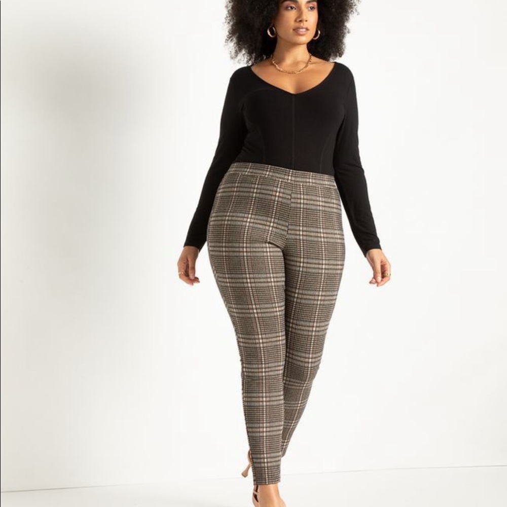 Eloquii Plaid Leggings NWOTs